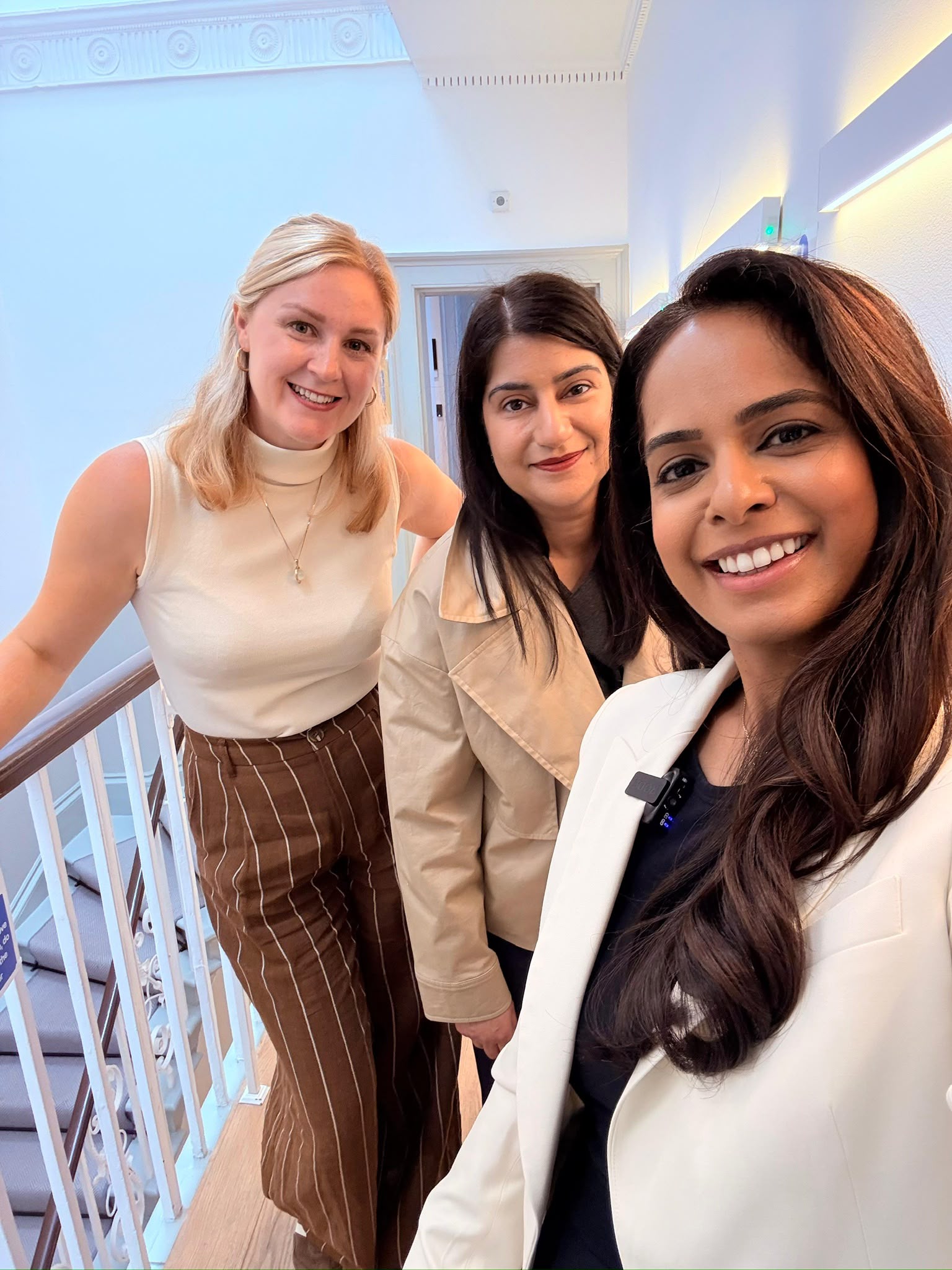 Mentors Anna Roberts, Dr Sandy and Dr Reena together